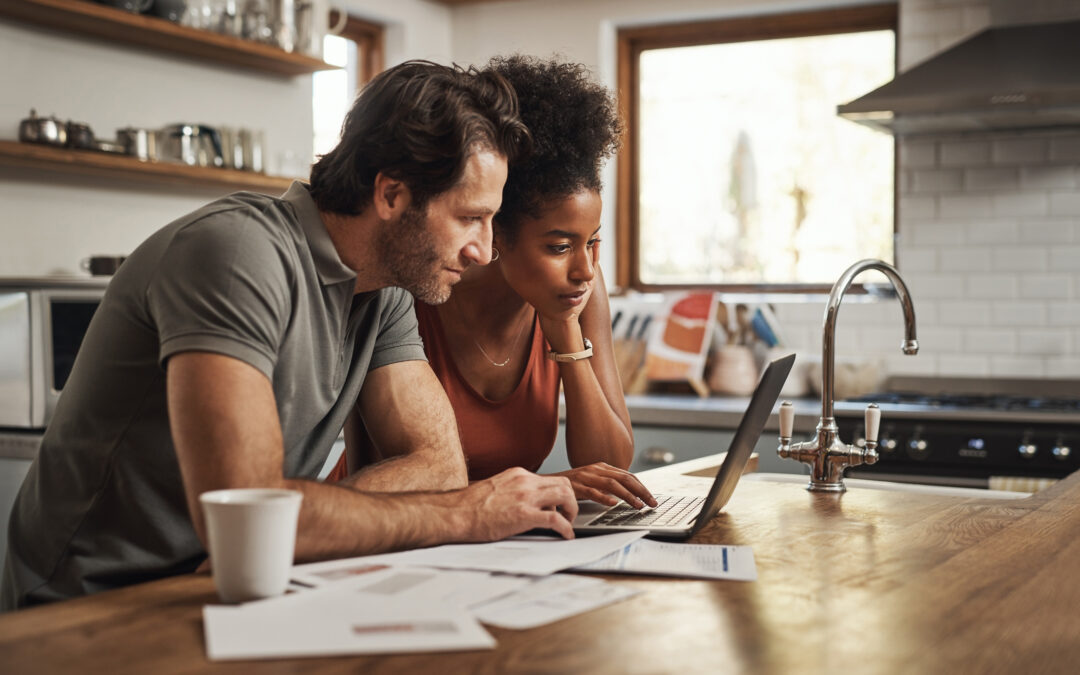 Couple Reviewing Tax Communications from the IRS